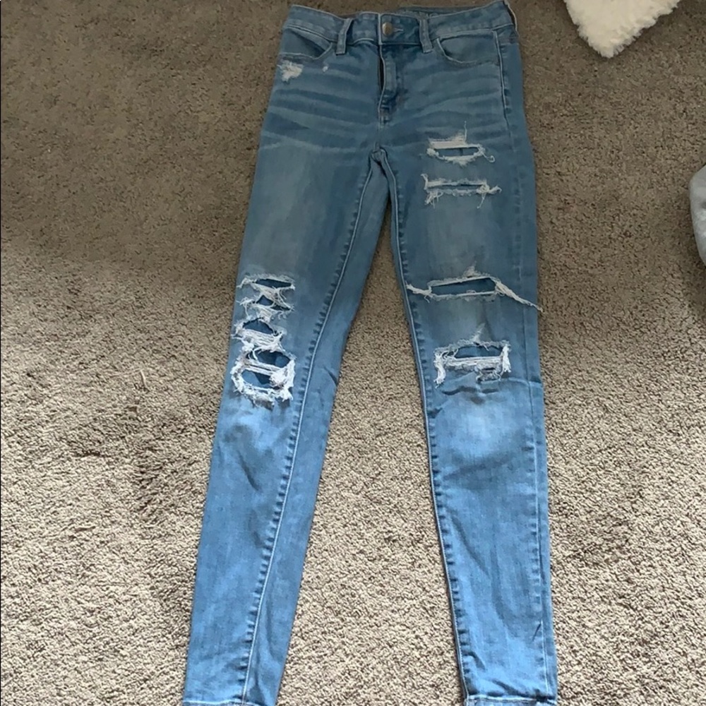 american eagle jeans size 0
